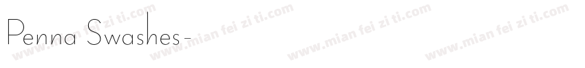 Penna Swashes字体转换